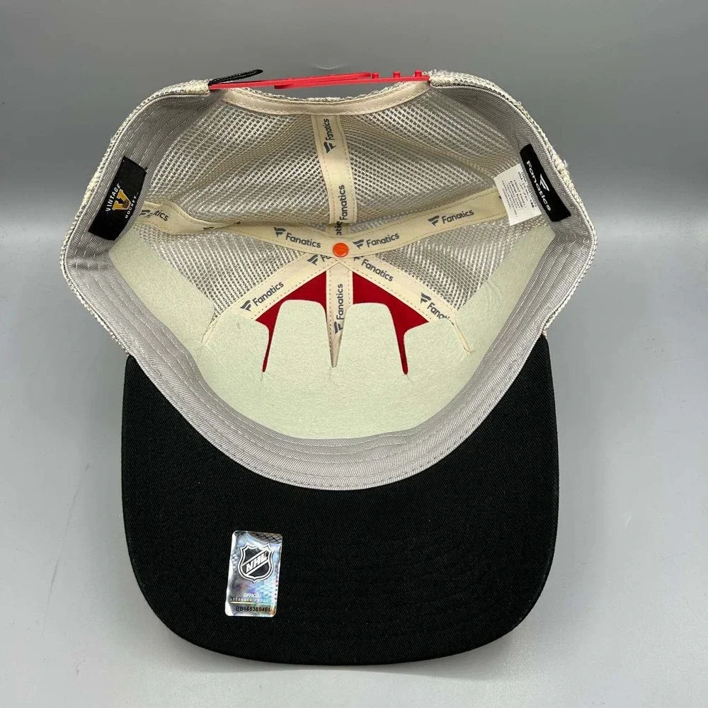 Chicago Blackhawks Trucker Hat Men Red NHL Fanatics Snap Back Cap Cotton New